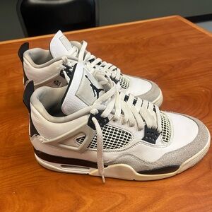 Jordan White and Black Sneakers